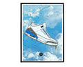Vintage 3 Unc Sneaker Poster, Hypebeast Poster, Kicks Poster, Urban Wall Art, Graffiti Wall Art, Streetwear Posters, Sneaker Art - Poster | Canvas Wall Art Print