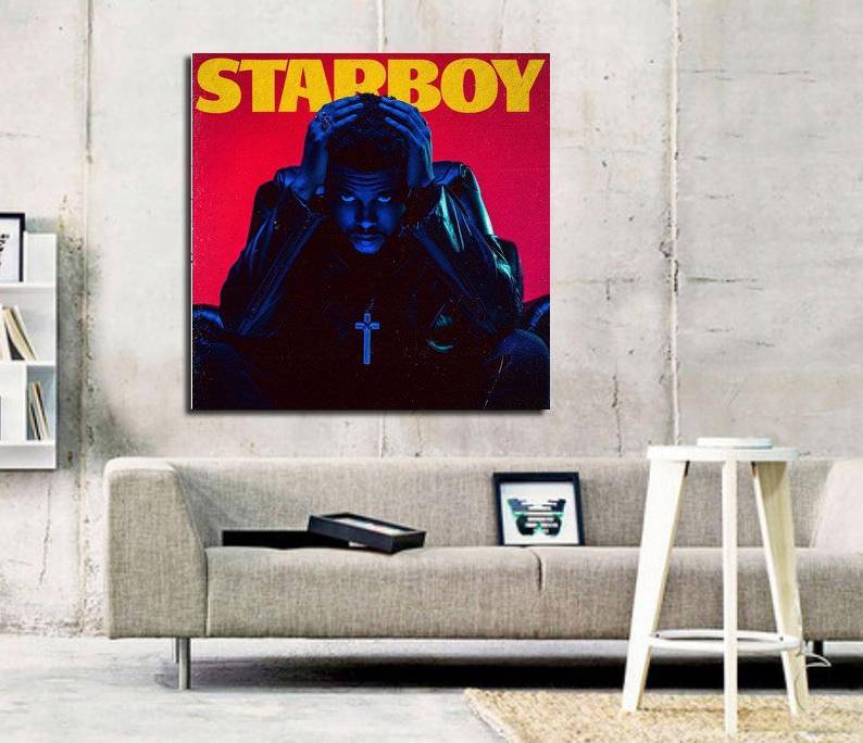 The Weeknd Music Album Art Print - Poster | Canvas Wall Art Print