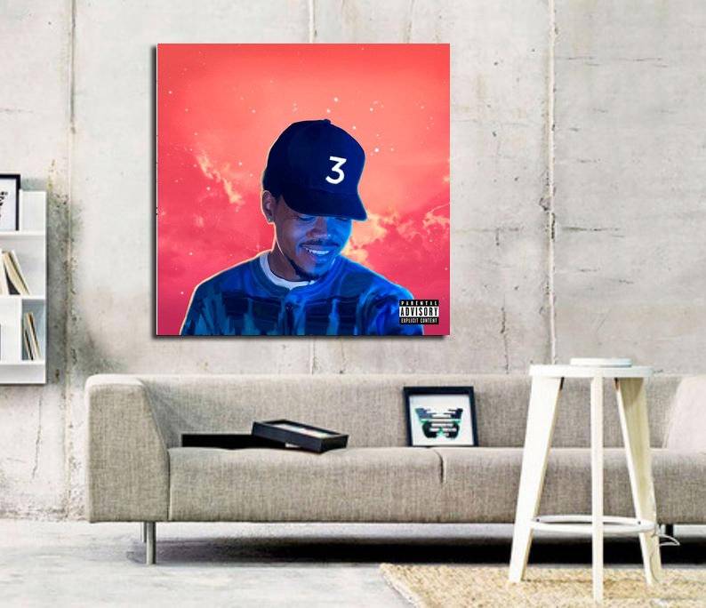 Chance The Rapper Coloring Book Music Album Art Print - Poster | Canvas Wall Art Print