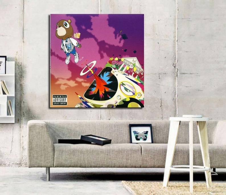 Kanye West Graduation Music Album Art Print - Poster | Canvas Wall Art Print