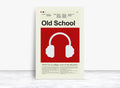 Old School Mid-Century Modern Inspired Print - Poster | Canvas Wall Art Print