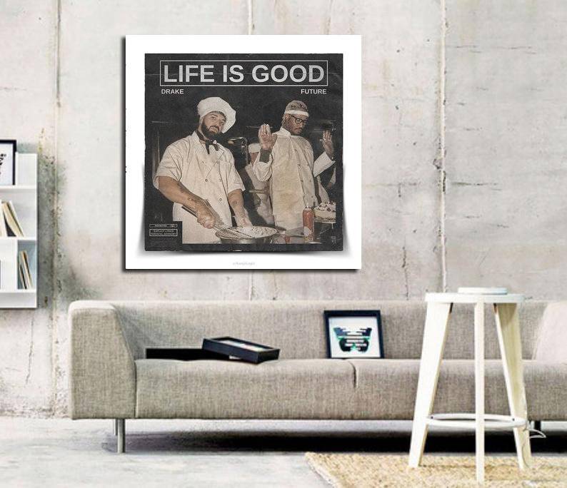 Future Life Is Good Album Art Print - Poster | Canvas Wall Art Print