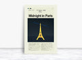 Midnight In Paris Mid-Century Modern Inspired Print - Poster | Canvas Wall Art Print