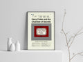 Harry Potter And The Chamber Of Secret'S Mid-Century Modern Inspired Print - Poster | Canvas Wall Art Print