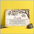 In My Life, The Beatles Lyrics, Landscape Paper,, Us Supplier, Home Wall Art Decor, Nice Gift - Poster | Canvas Wall Art Print