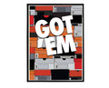 Got Em Sneaker Wall Poster, Hypebeast Poster, Kicks Poster, Urban Art, Graffiti Wall Art, Streetwear Posters, Sneaker Wall Art - Poster | Canvas Wall Art Print