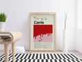 Carrie Mid-Century Modern Inspired Print - Poster | Canvas Wall Art Print