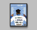 Ynw Melly We All Shine Album Cover In Blue - Poster | Canvas Wall Art Print