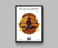 Kanye West The College Dropout Album Cover In White - Poster | Canvas Wall Art Print