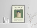 Pride And Prejudice - 2005 Kiera Knightley Mid-Century Modern Inspired Print - Poster | Canvas Wall Art Print