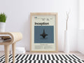 Inception Mid-Century Modern Inspired Print - Poster | Canvas Wall Art Print