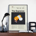 The Sopranos Mid-Century Modern Inspired Print - Poster | Canvas Wall Art Print