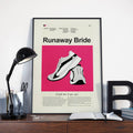 Runaway Bride Mid-Century Modern Inspired Print - Poster | Canvas Wall Art Print