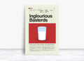 Inglourious Basterds Mid-Century Modern Inspired Print - Poster | Canvas Wall Art Print