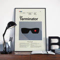 The Terminator Mid-Century Modern Inspired Print - Poster | Canvas Wall Art Print