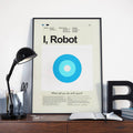 I, Robot Mid-Century Modern Inspired Print - Poster | Canvas Wall Art Print