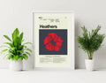 Heathers Mid-Century Modern Inspired Print - Poster | Canvas Wall Art Print