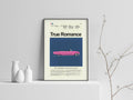 True Romance Mid-Century Modern Inspired Print - Poster | Canvas Wall Art Print