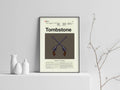 Tombstone Mid-Century Modern Inspired Print - Poster | Canvas Wall Art Print
