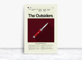 The Outsiders Mid-Century Modern Inspired Print - Poster | Canvas Wall Art Print