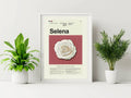 Selena Mid-Century Modern Inspired Print - Poster | Canvas Wall Art Print