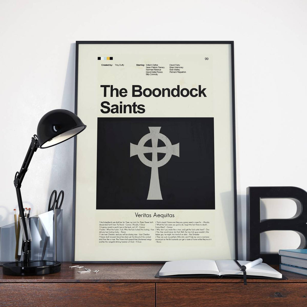 The Boondock Saints Mid-Century Modern Inspired Print - Poster | Canvas Wall Art Print