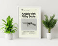 Angels With Filthy Souls Mid-Century Modern Inspired Print - Poster | Canvas Wall Art Print