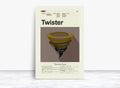 Twister Mid-Century Modern Inspired Print - Poster | Canvas Wall Art Print