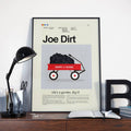 Joe Dirt Mid-Century Modern Inspired Print - Poster | Canvas Wall Art Print