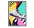 Fresh Prince Air Jordan Sneaker Poster, Hypebeast Poster, Kicks Poster, Urban Wall Art, Graffiti Art, Streetwear Posters, Sneaker Art - Poster | Canvas Wall Art Print