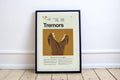 Tremors Mid-Century Modern Inspired Print - Poster | Canvas Wall Art Print