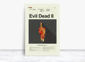 Evil Dead Ii Mid-Century Modern Inspired Print - Poster | Canvas Wall Art Print