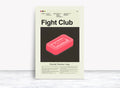 Fight Club Mid-Century Modern Inspired Print - Poster | Canvas Wall Art Print