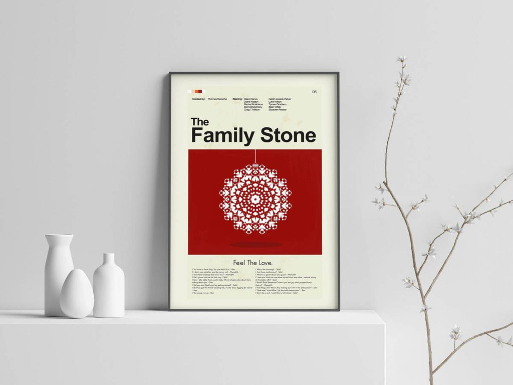 The Family Stone Mid-Century Modern Inspired Print - Poster | Canvas Wall Art Print