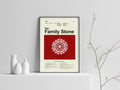 The Family Stone Mid-Century Modern Inspired Print - Poster | Canvas Wall Art Print