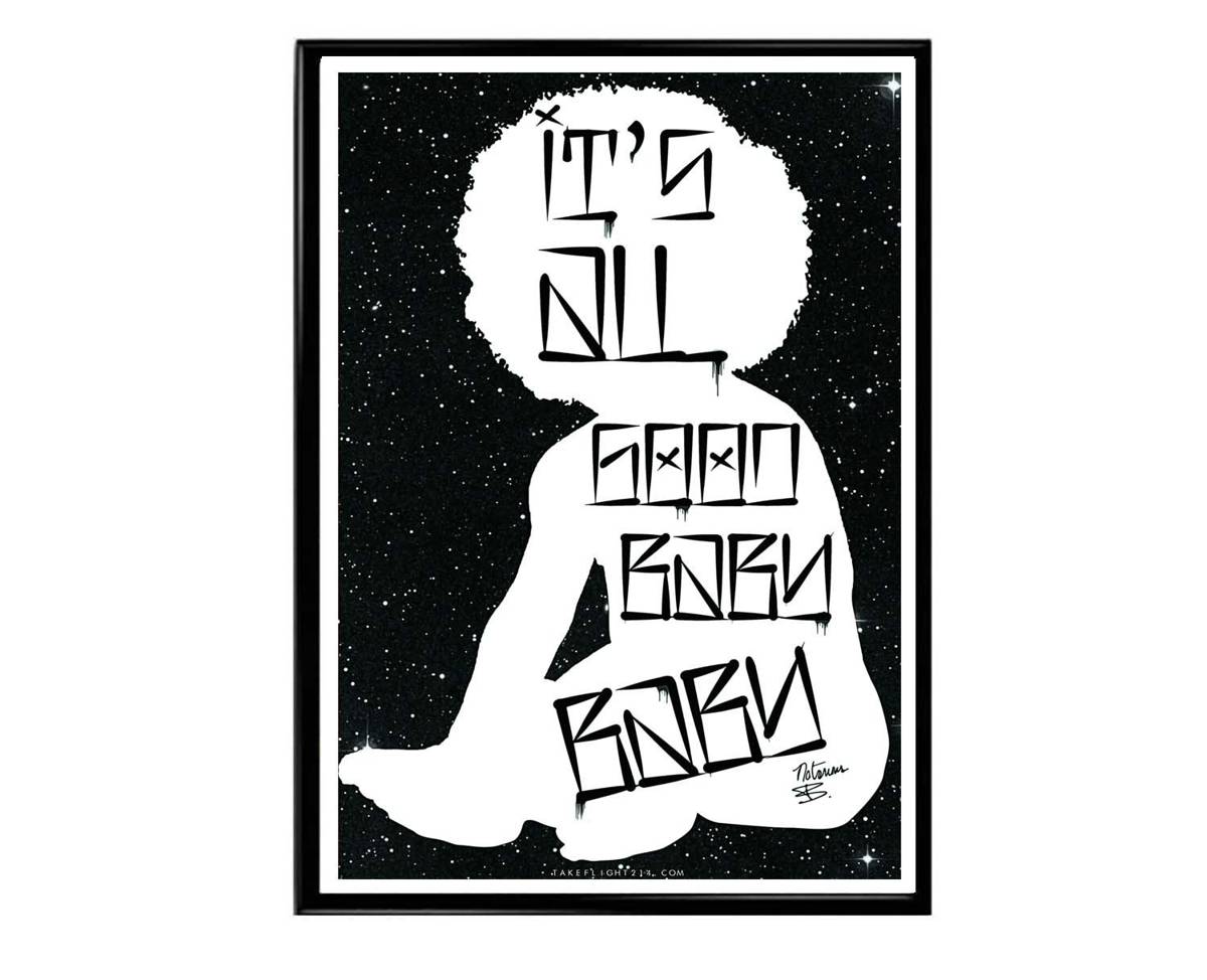 All Good Baby Baby Notorious Big Quote Poster, Hypebeast Poster, Music Poster, Urban Wall Art, Graffiti Wall Art, Streetwear Posters - Poster | Canvas Wall Art Print