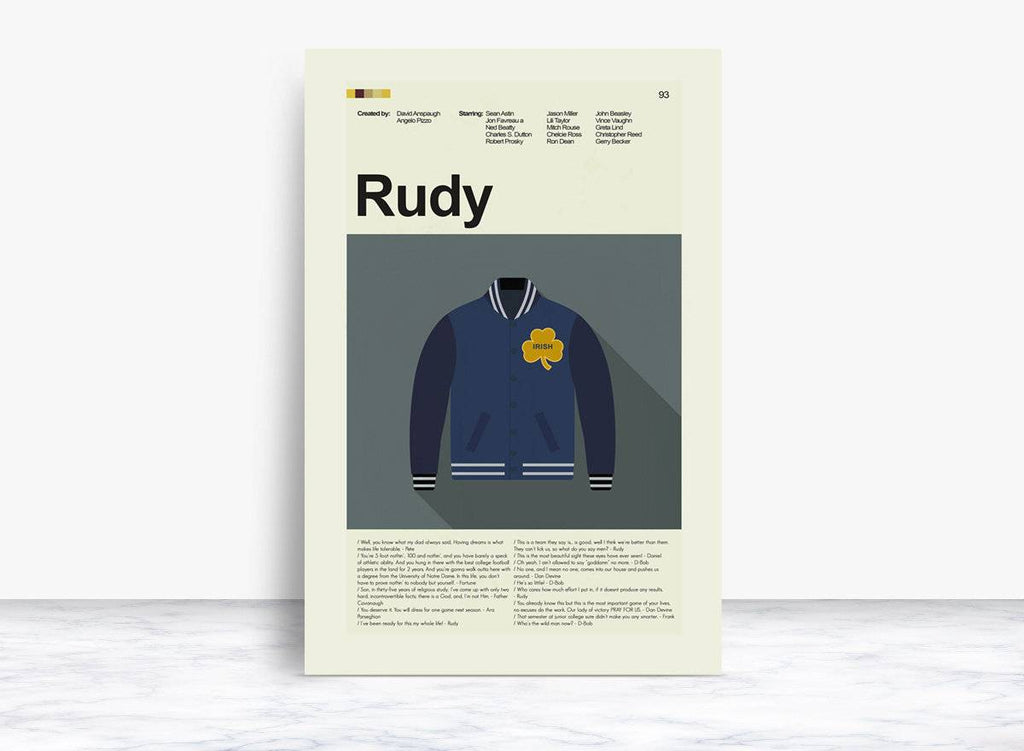 Rudy Mid-Century Modern Inspired Print - Poster | Canvas Wall Art Print