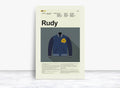 Rudy Mid-Century Modern Inspired Print - Poster | Canvas Wall Art Print