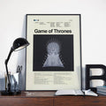Game Of Thrones Mid-Century Modern Inspired Print - Poster | Canvas Wall Art Print