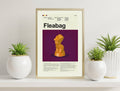 Fleabag Mid-Century Modern Inspired Print - Poster | Canvas Wall Art Print