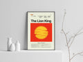 The Lion King Mid-Century Modern Inspired Print - Poster | Canvas Wall Art Print