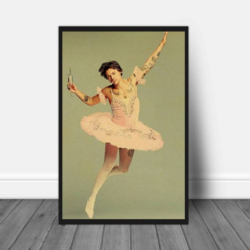 Harry Styles , Illustration Style - Harry Styles Poster - Home Decor - Gift Poster – Poster | Canvas Wall Art Print