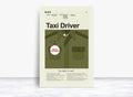 Taxi Driver Mid-Century Modern Inspired Print - Poster | Canvas Wall Art Print
