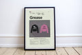 Grease Mid-Century Modern Inspired Print - Poster | Canvas Wall Art Print