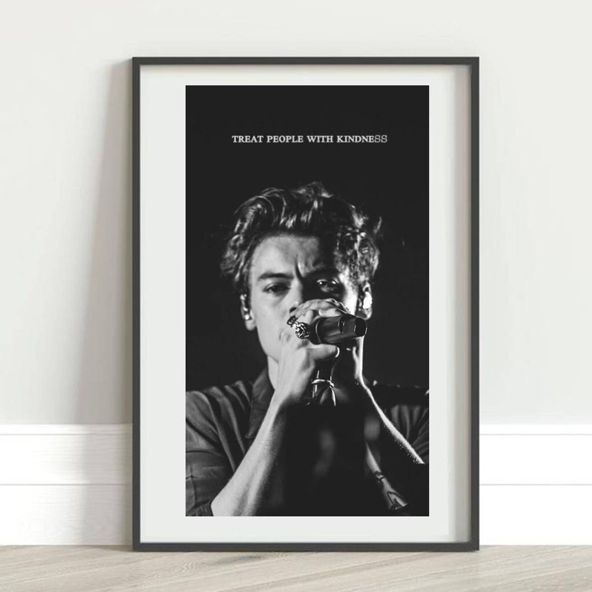 Personalised - Harry Styles Print Canvas Vintage Inspired Poster – Poster | Canvas Wall Art Print