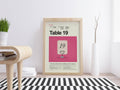 Table 19 Mid-Century Modern Inspired Print - Poster | Canvas Wall Art Print