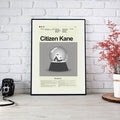 Citizen Kane Mid-Century Modern Inspired Print - Poster | Canvas Wall Art Print
