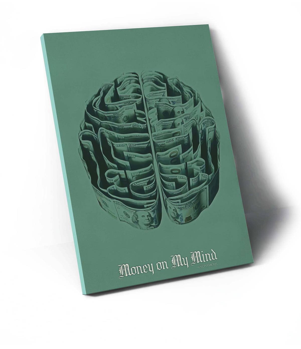 Money On My Mind Canvas Print, Hypebeast Canvas, Hip Hop Canvas Art, Urban Wall Art, Sneaker Art Canvas, Motivational Canvas Art - Poster | Canvas Wall Art Print