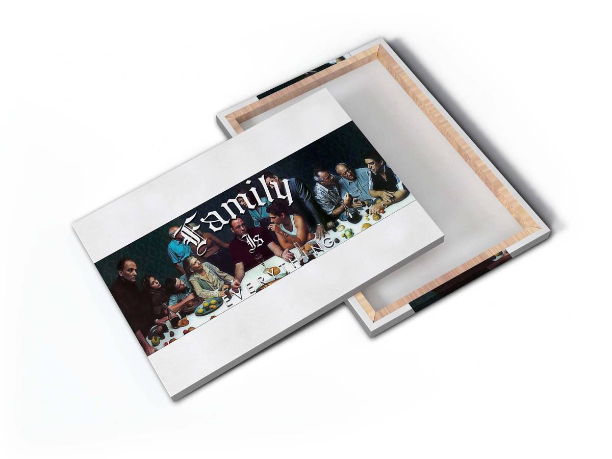 Family Is Everything Canvas Print, Hypebeast Canvas, Movie Canvas Art, Urban Wall Art, Pop Art Canvas, Motivational Canvas Art - Poster | Canvas Wall Art Print