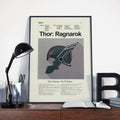 Thor Ragnarok Mid-Century Modern Inspired Print - Poster | Canvas Wall Art Print